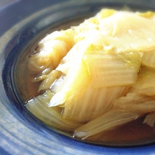 めんつゆで白菜とごぼうとちくわの煮物