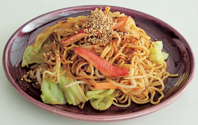 ほったらかし焼きそば麺そのまま‼️ホットクック部