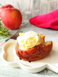 オーブントースターで焼きリンゴ
