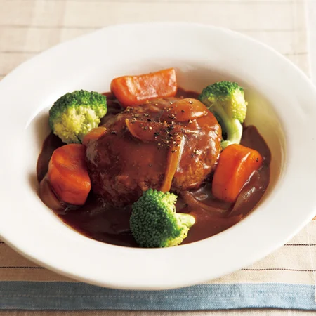 ジューシー煮込みハンバーグ