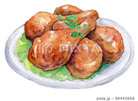 ヤンニョムチキンのイラストPENTA