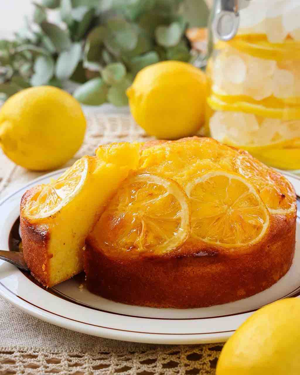 すっきりした甘さレモンシロップパウンドケーキCheRish Brun