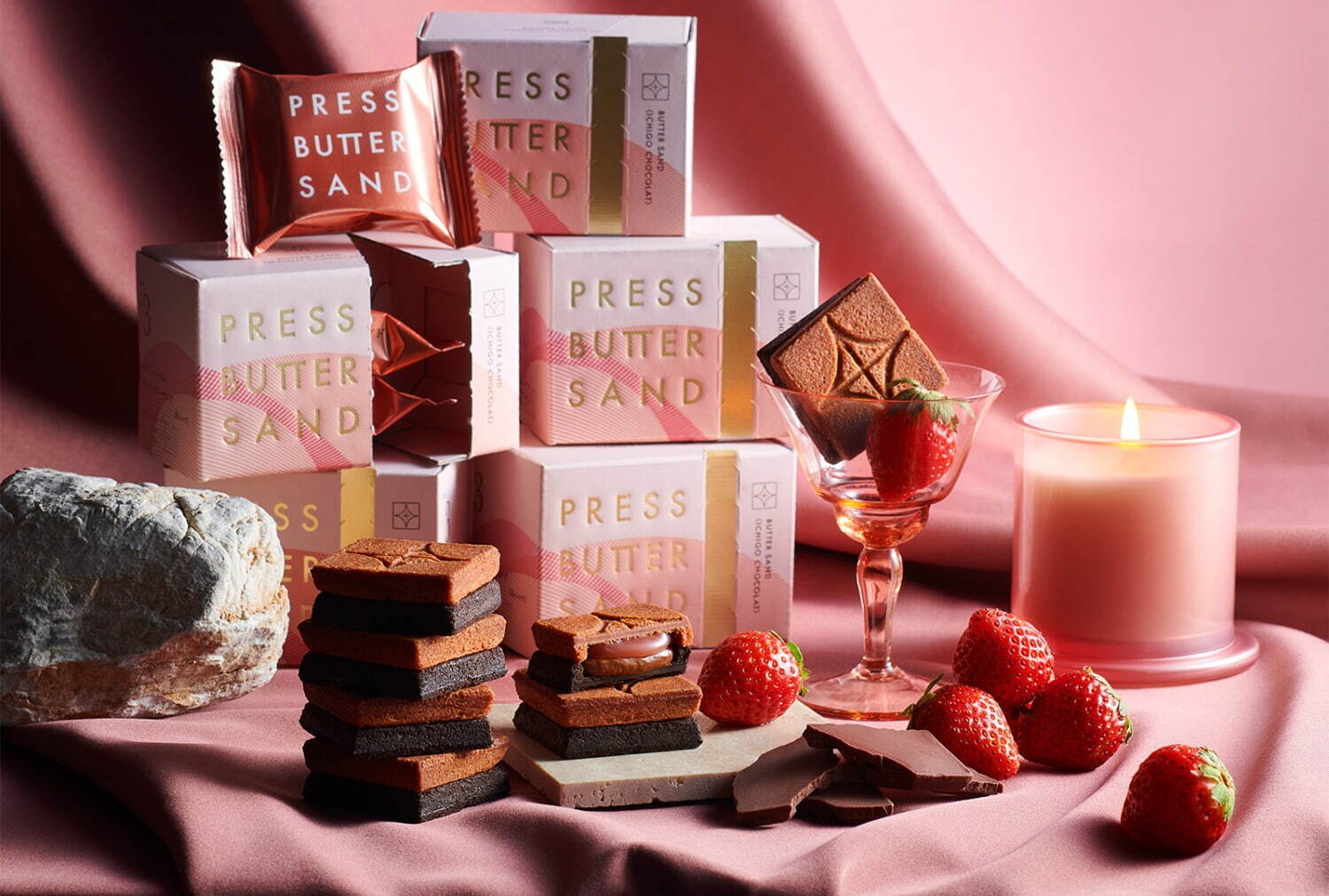 PRESS BUTTER SANDから “苺タルトのようなバターサンド” が登場!「デセール・バターサンド タルトフレーズ 」苺をまるごと一粒サンド した「まるごと苺のバターサンド 苺ミルフィーユ 」株式会社BAKEのプレスリリース