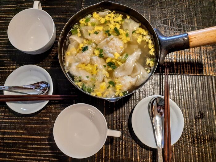 焼きえびワンタン