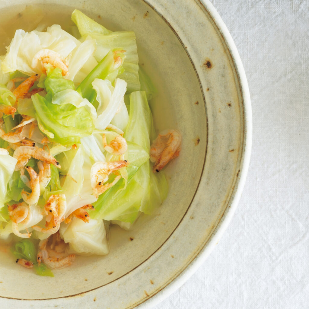 「きょうの料理ビギナーズ」春キャベツの塩昆布あえ