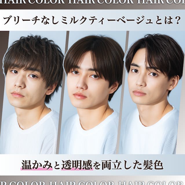 激カワ ミルクティーベージュ ブリーチなし 9トーン「色持ちは 」Tomohiro Makiyama